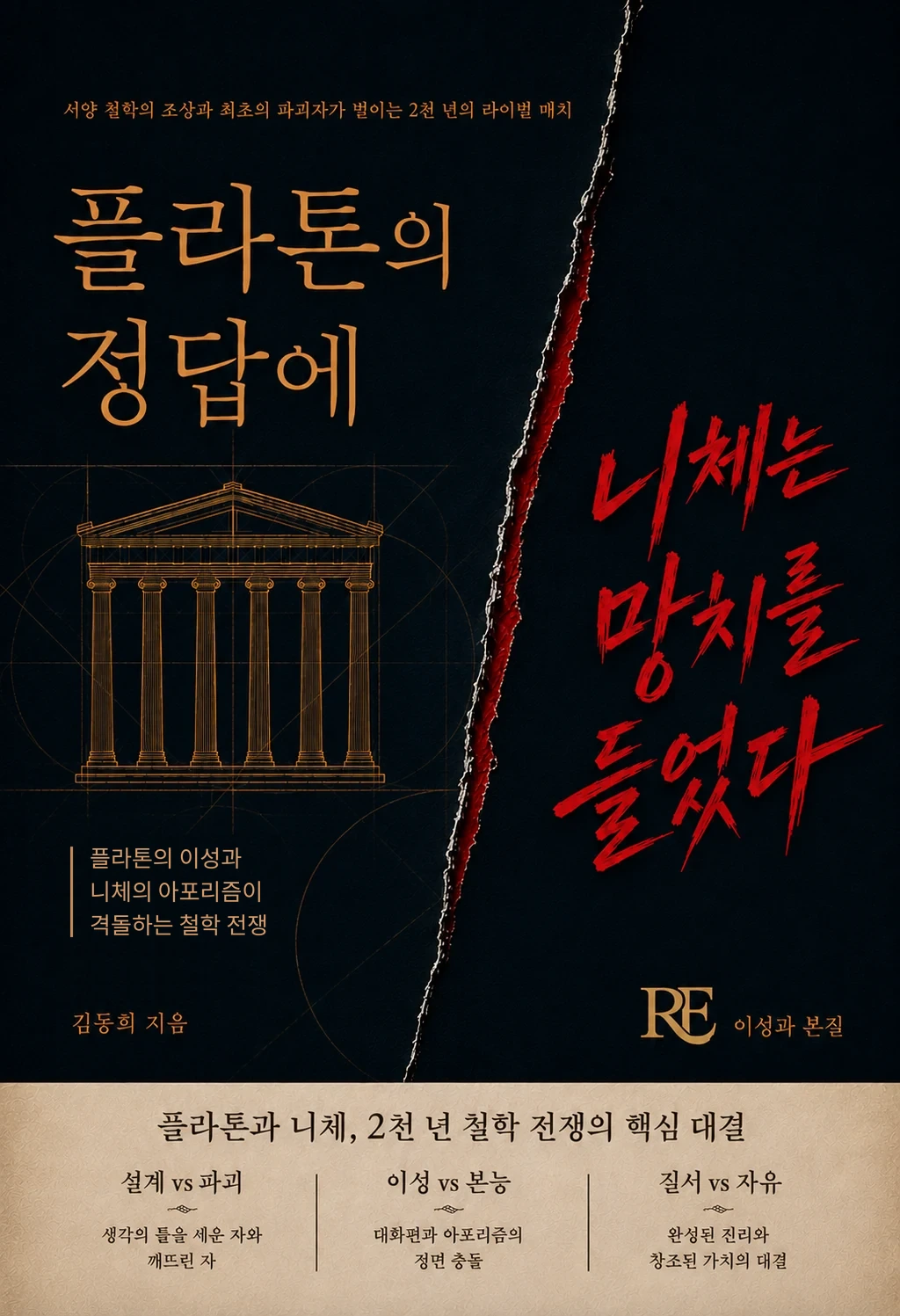 플라톤의 정답에 니체는 망치를 들었다 표지